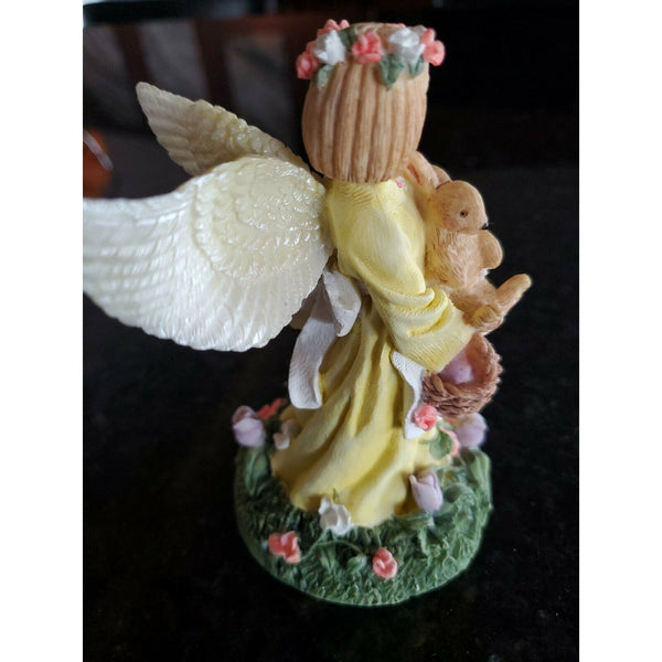 Linda Grayson Flower Angel Figurine April "Spring is Here"