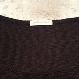 Pebble and Stone Gray and Black Thermal w Tie Size S