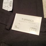 NWT Christopher & Banks Black Tapered Shaped Fit Pant