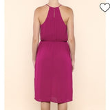 Everly Halter Berry Goddess Style Dress Size L