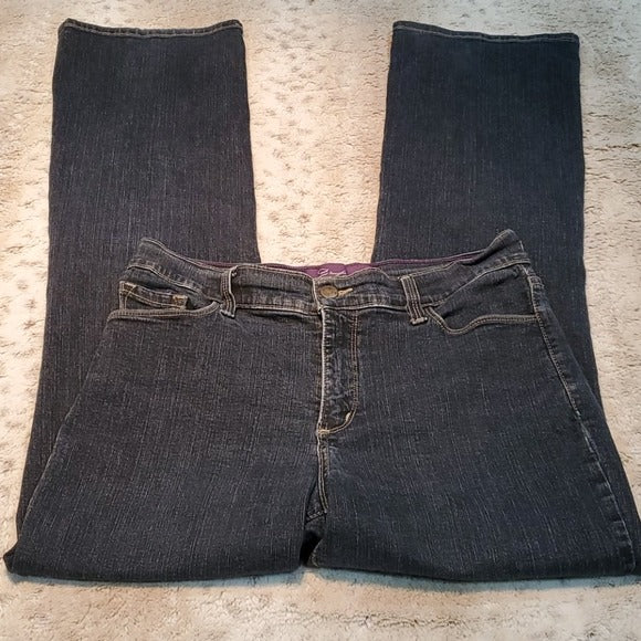 NYDJ Mid Rise Dark Wash Bootcut Jeans Size 6