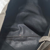 BCBG Reversible Vegan Leather Tote Bag Black Tan