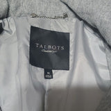 Talbots Womens Gray Wool Winter Jacket Size M