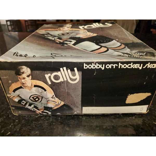 1970 NHL Bobby Orr Rally Hockey Skates Boston Bruins