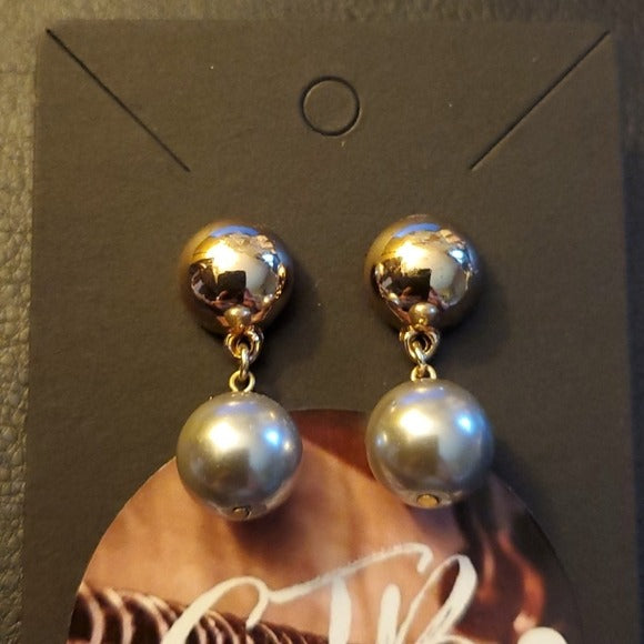 Boutique Gold and Silver Vintage Looking Earrings
