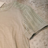 NWT Blu Heaven Umgee Light Green Crochet Accent Tunic Size S