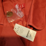 NWT Elle Cranberry Cuffed Double Breasted Blazer Size L
